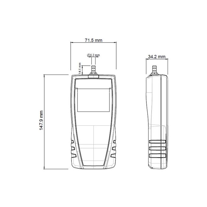 KIMO Mikromanometer Absolutdruck | MP 55 - VolTech GmbH