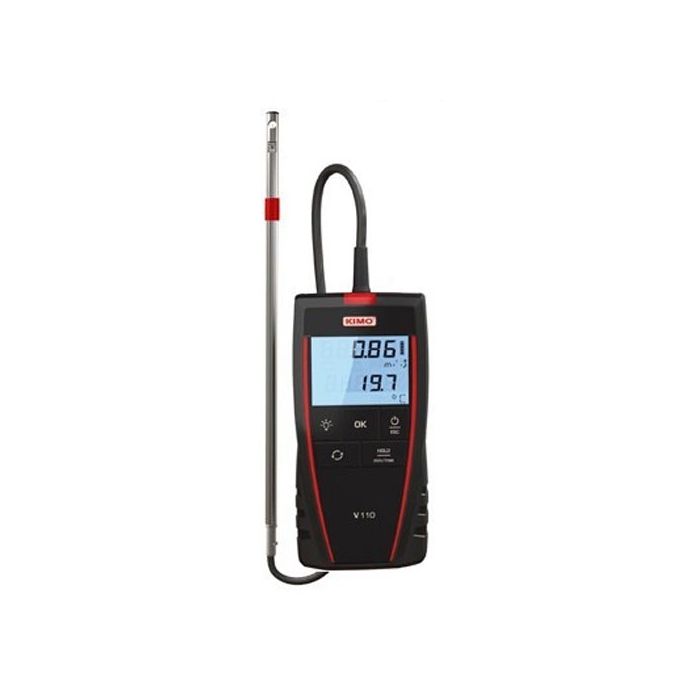 KIMO Hitzdrahtanemometer mit abgesetzter Sonde | VT 110 - VolTech GmbH