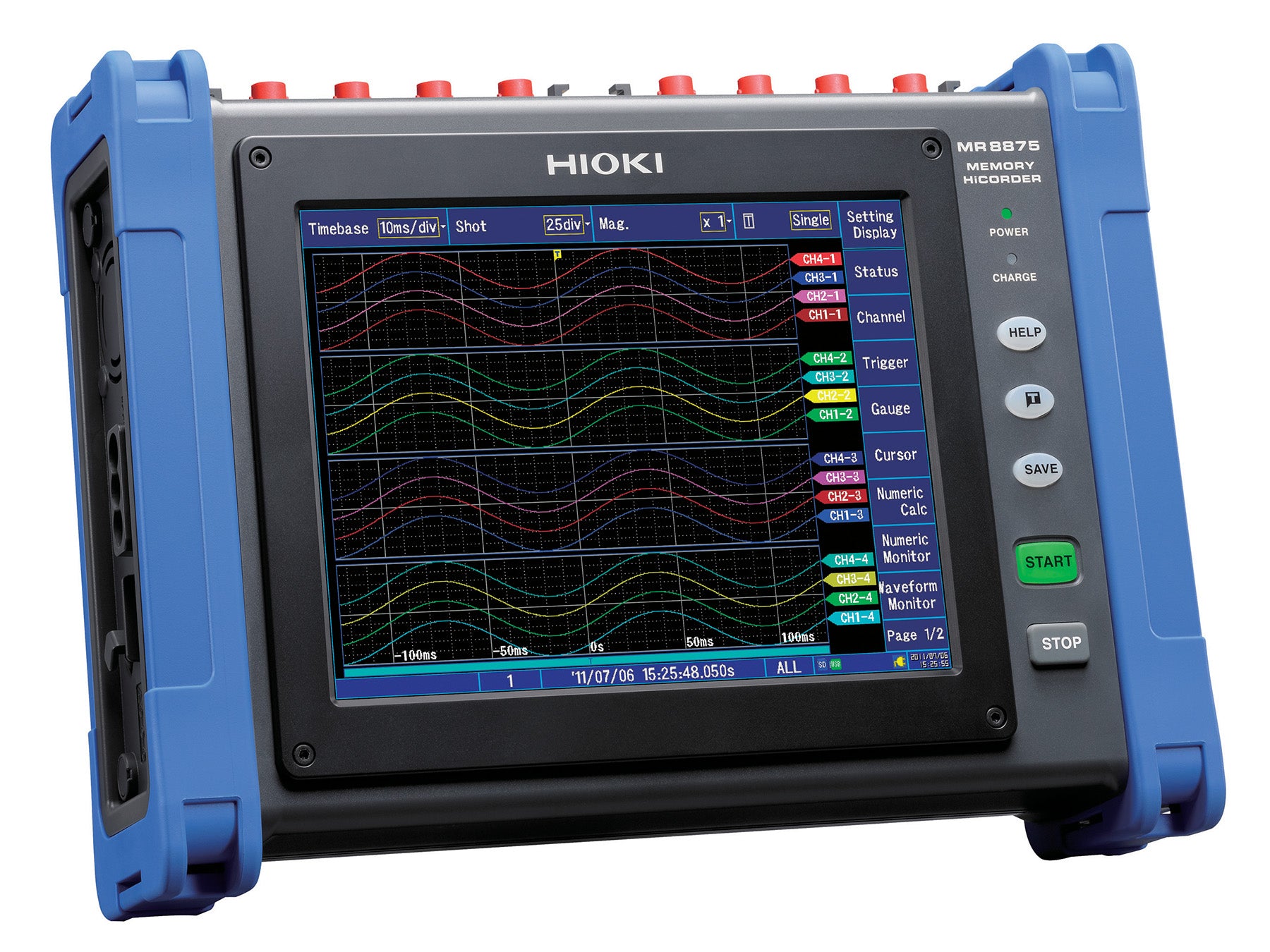 Hioki - MR8875 - Tragbarer Speicher Rekorder - VolTech GmbH