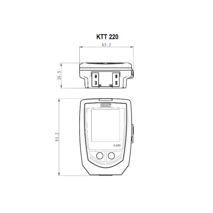 KIMO Temperatur-Datenlogger für 2 Thermoelemente | KTT 220 - VolTech GmbH