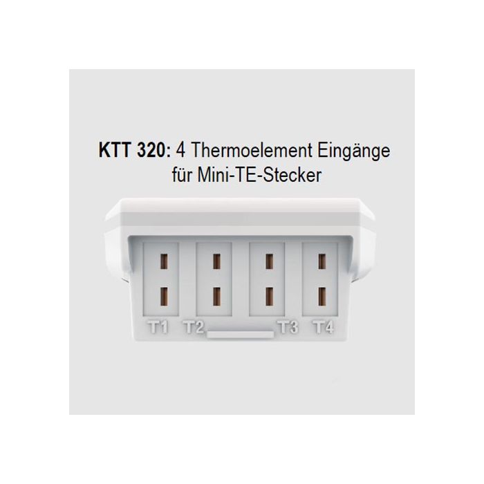 KIMO Temperatur-Datenlogger für 4 Thermoelemente | KTT 320 - VolTech GmbH