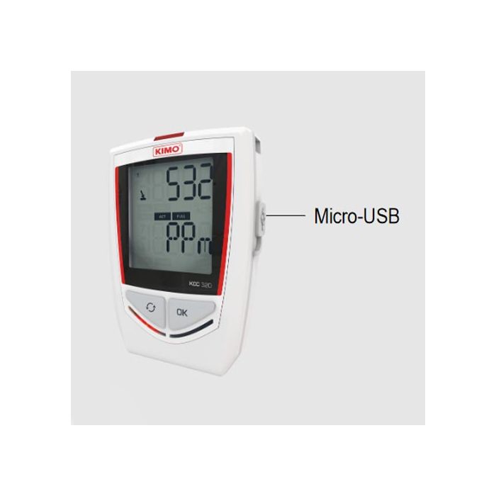 KIMO Multifunktions-Datenlogger Temperatur, Feuchte, Luftdruck, CO2 | KCC 320 - VolTech GmbH