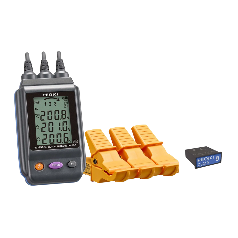HIOKI PD3259-50 - Kontaktloser digitaler Drehrichtungsprüfer mit echter Spannungsmessung - VolTech GmbH