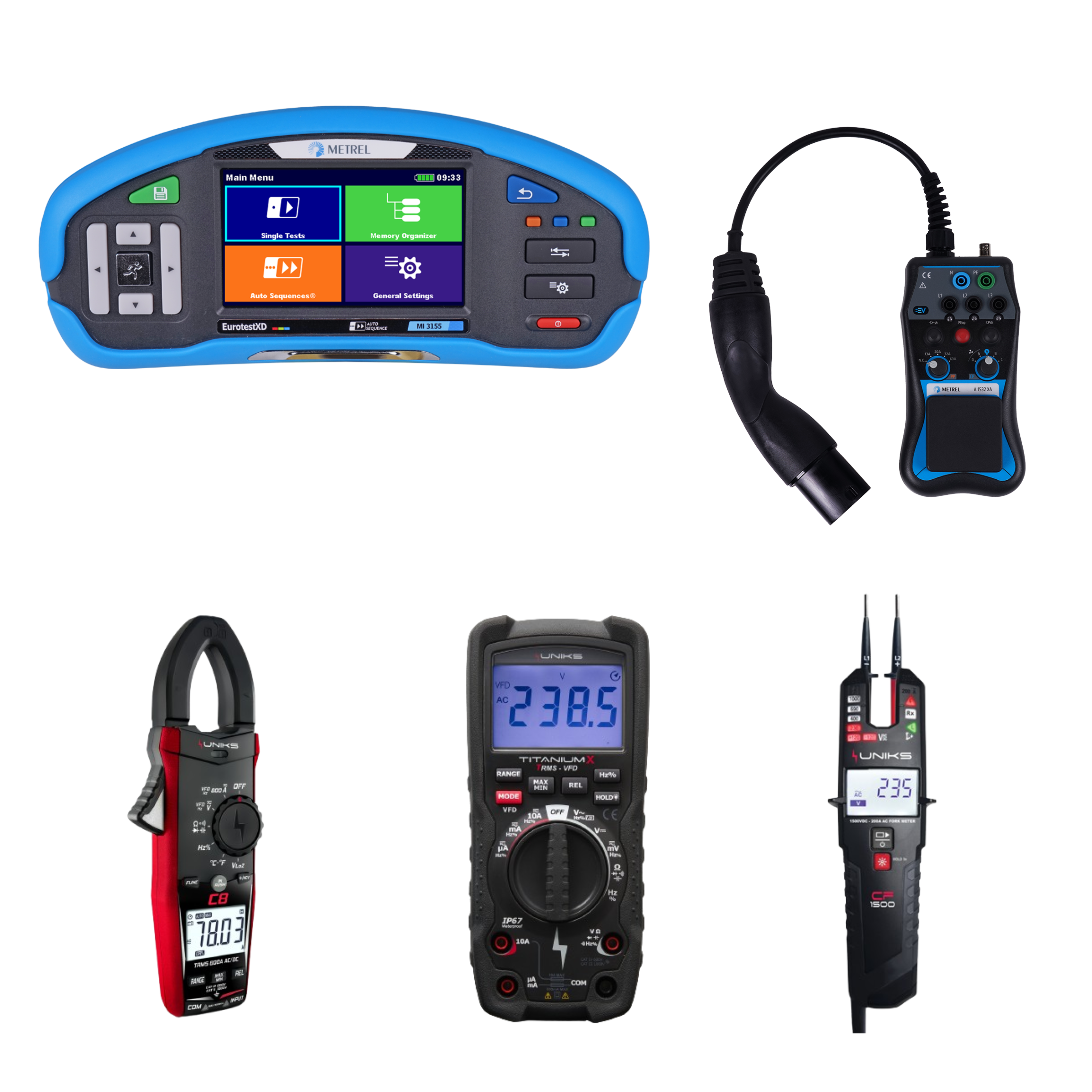 Metrel MI 3155 LT E-Mobility-Kit XL -  Installationstester - VolTech GmbH