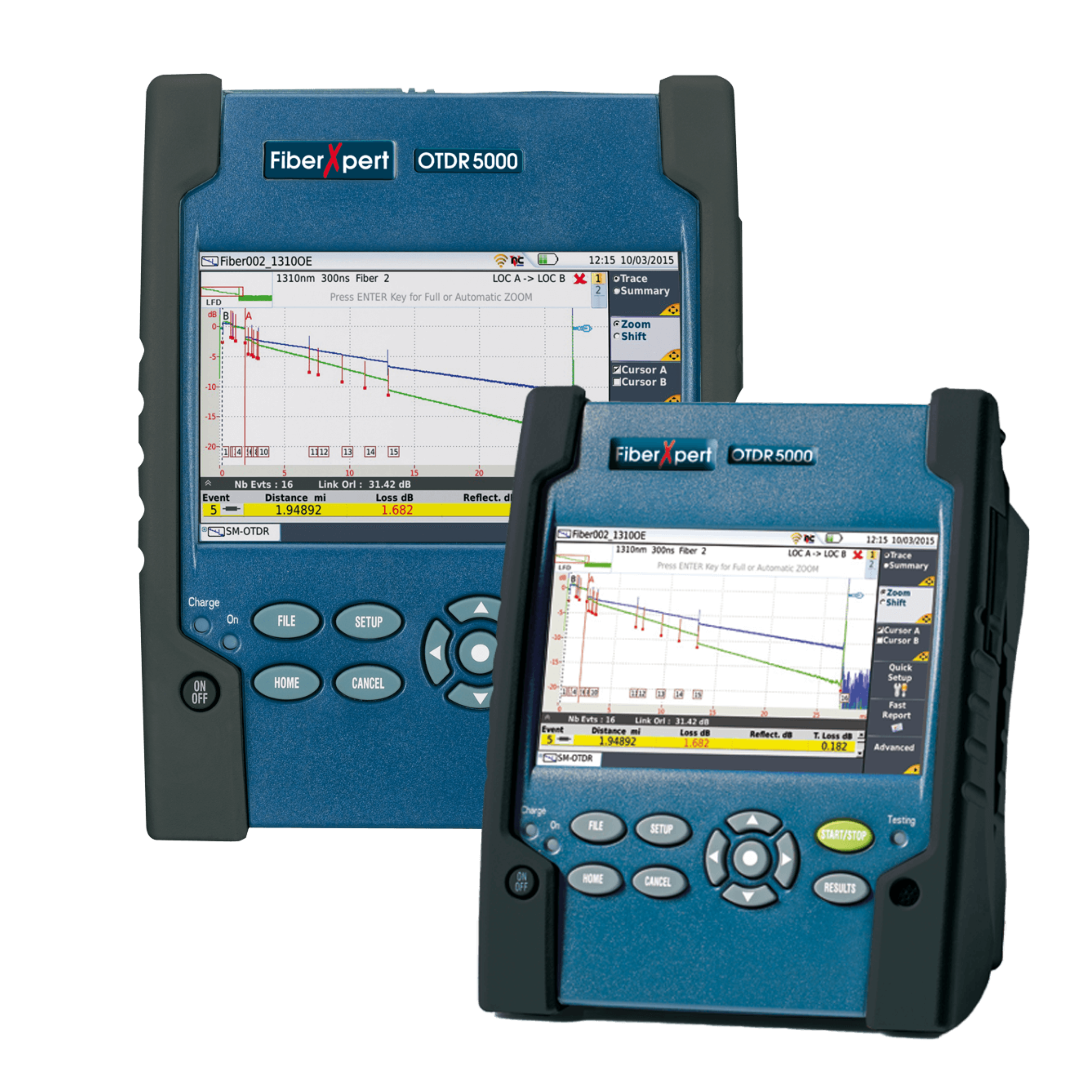 Softing FiberXpert OTDR 5000 Quad Glasfaser Zertifizierer für Multimode/Singlemode - VolTech GmbH