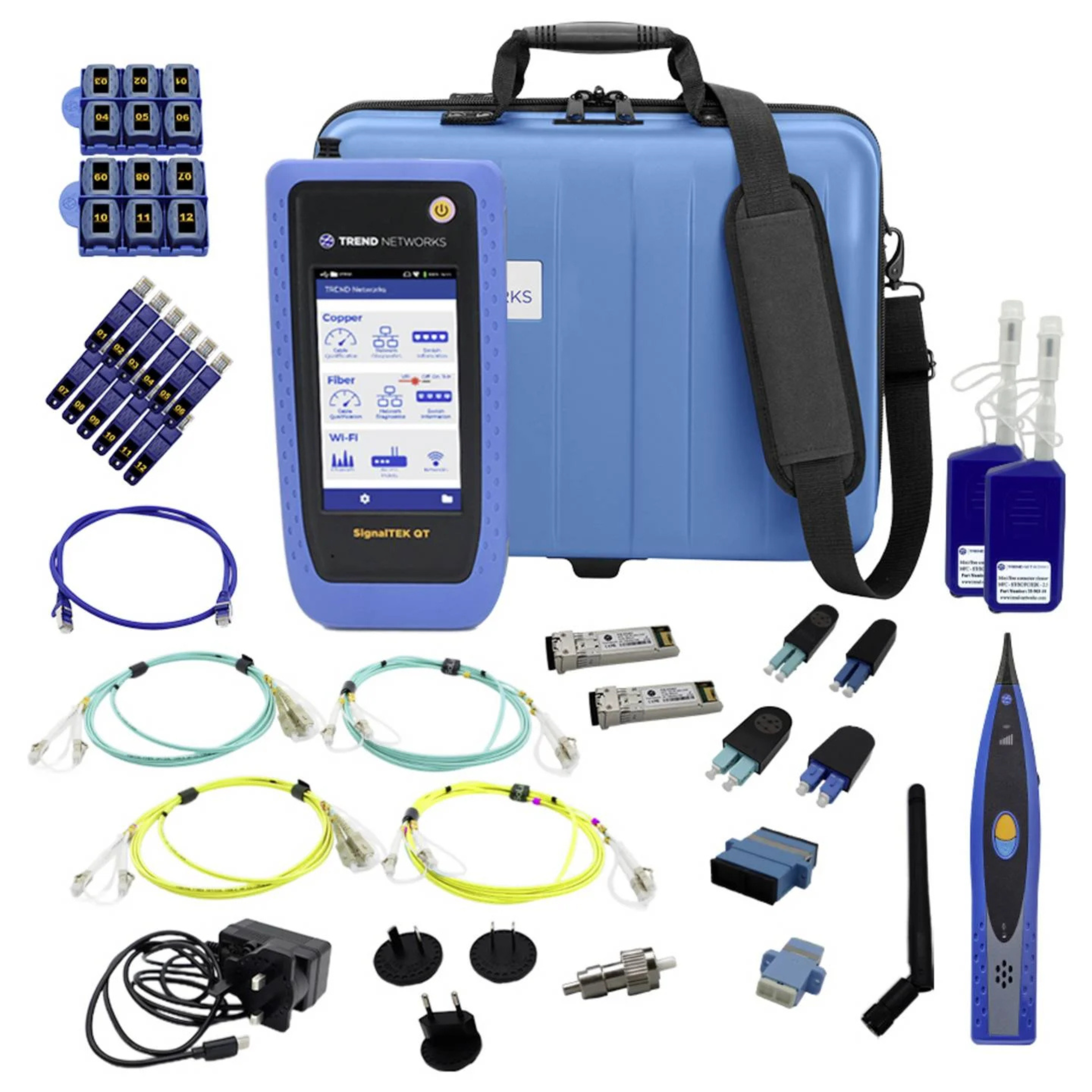 Trend Networks Netzwerkprüfgerät SignalTEK QT Pro 10G Qualifizierungstester Kit - VolTech GmbH