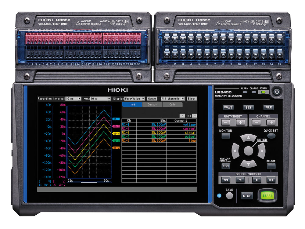 Hioki - LR8450 - Modularer Mehrkanal-Datenlogger - VolTech GmbH
