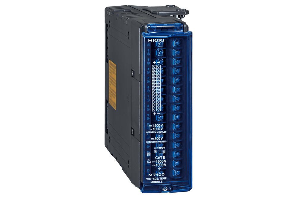 Hioki - M7100 - 15-Kanal Messmodul für Spannung / Temperatur, LR810x Datenlogger Serie - VolTech GmbH