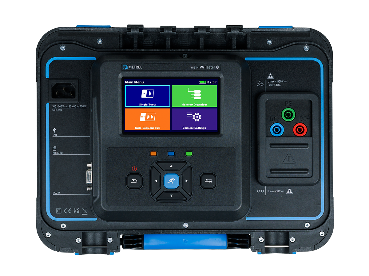 Metrel MI 3114 PV Tester 1500V, 40A - VolTech GmbH