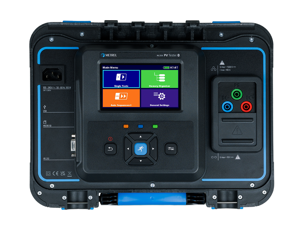Metrel MI 3114 PV Tester 1500V, 40A - VolTech GmbH