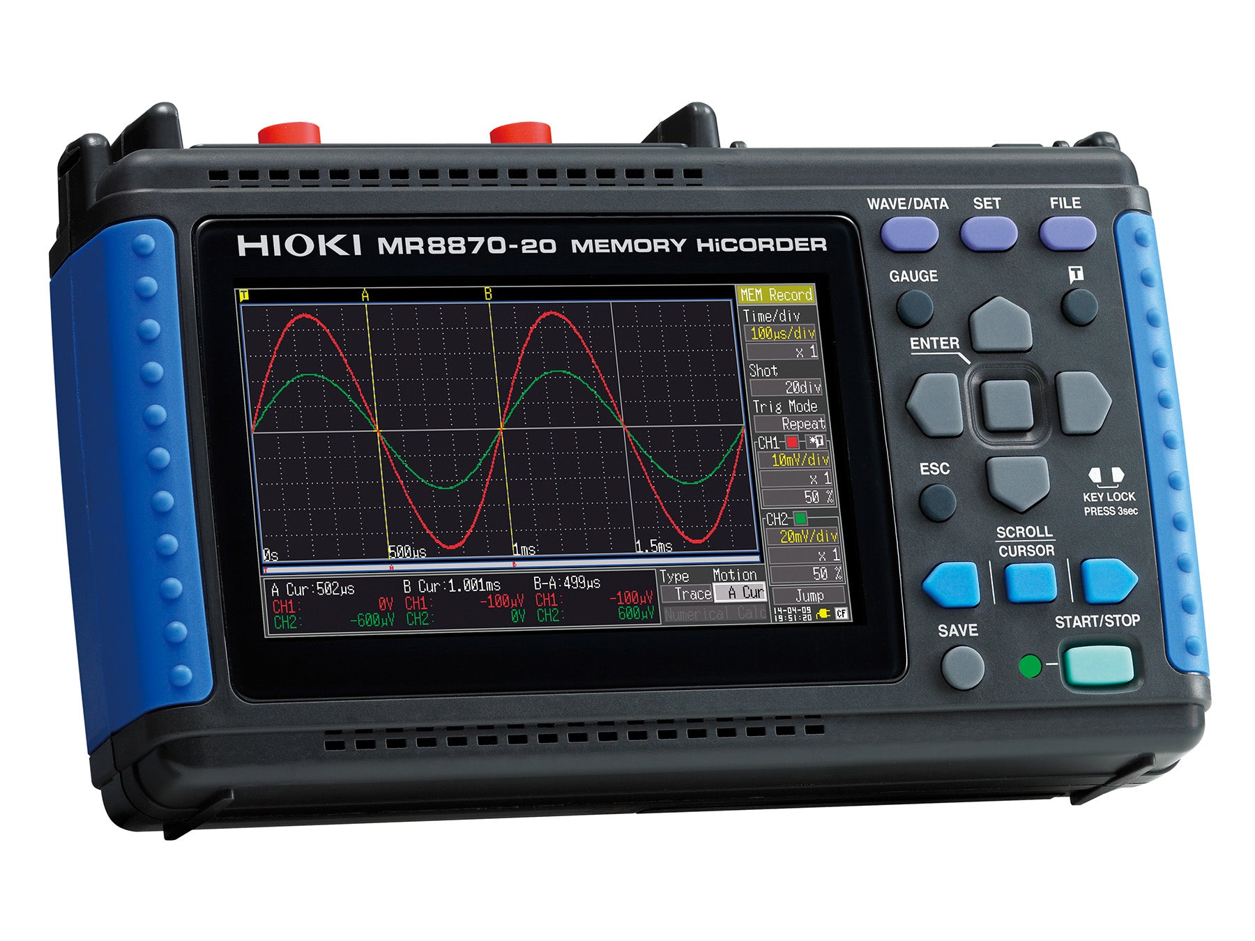 Hioki - MR8870-20 - Tragbarer Datenrekorder - VolTech GmbH