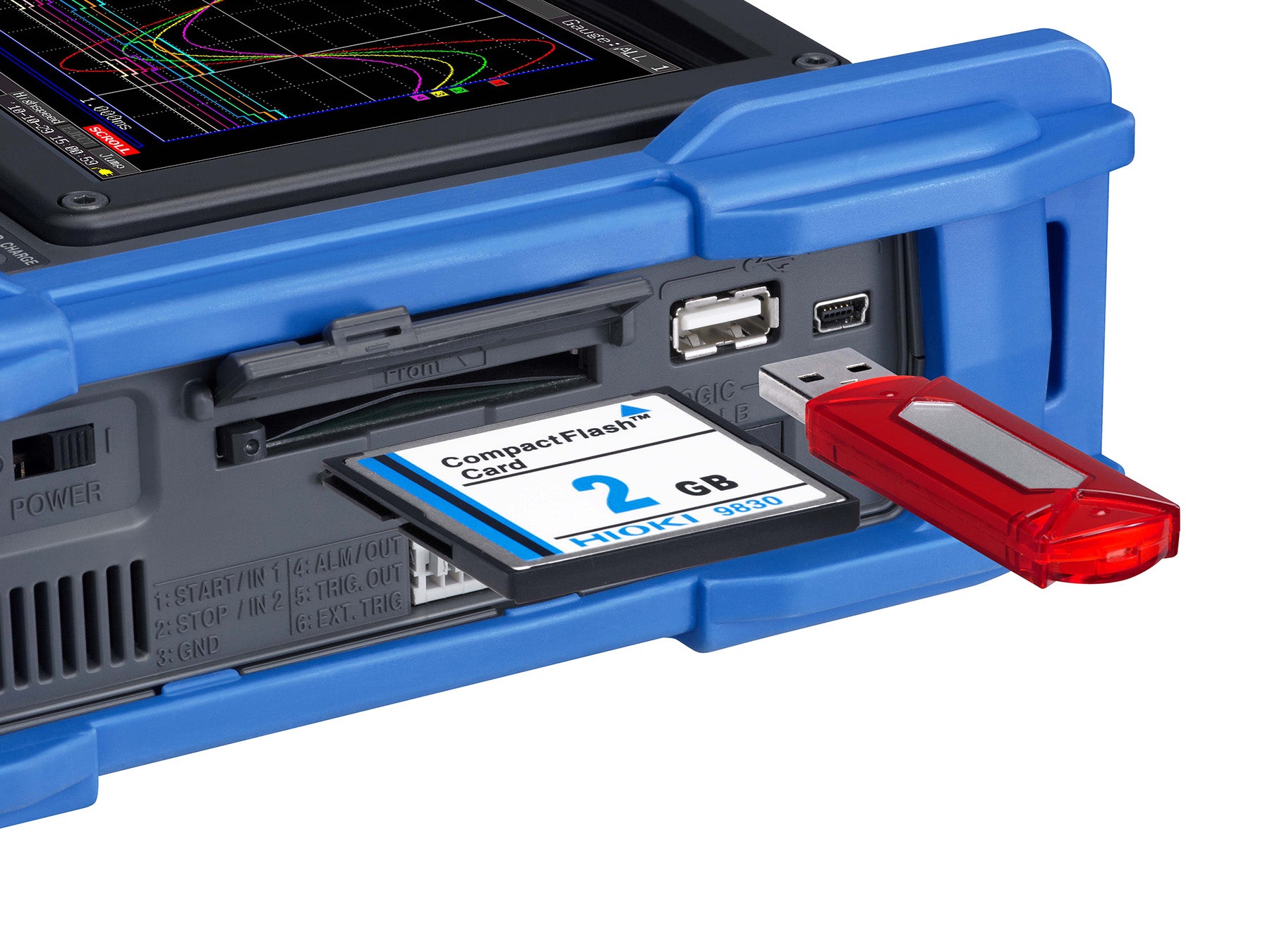 Hioki - MR8880 - Tragbarer Datenrekorder, 4 Kanäle - VolTech GmbH