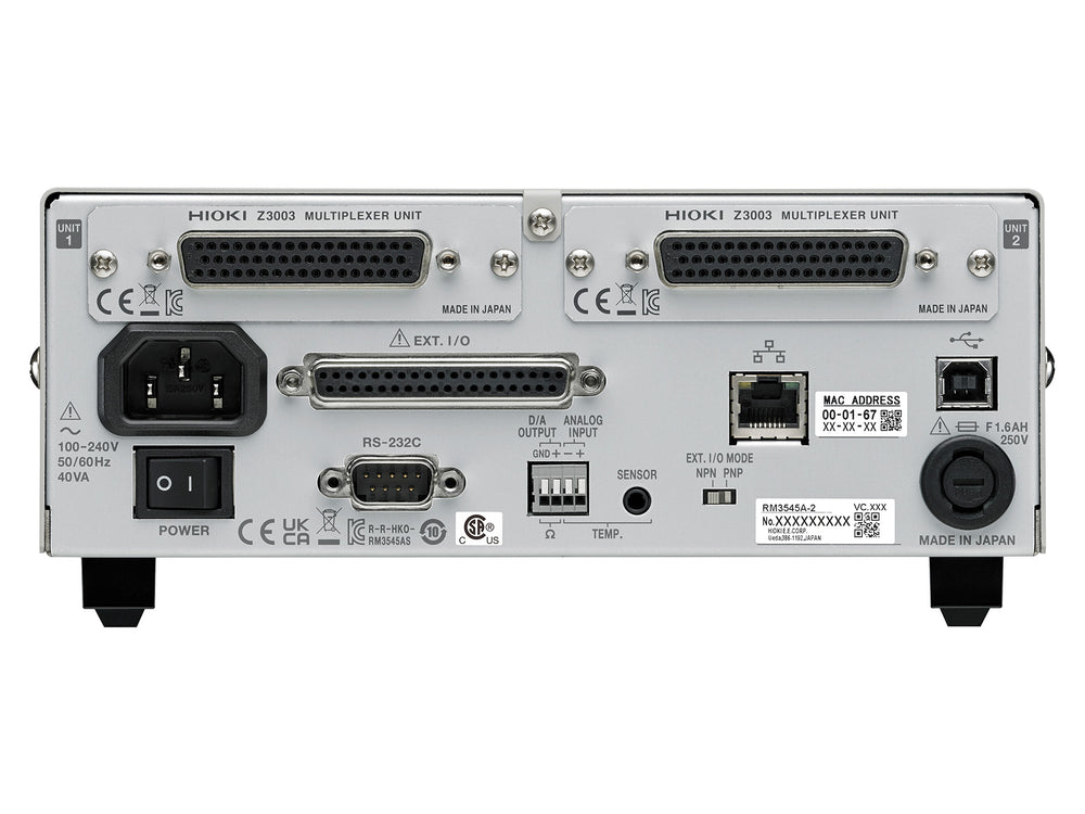 Hioki - Z3003 - Multiplexer-Einheit für RM3545-02 - VolTech GmbH