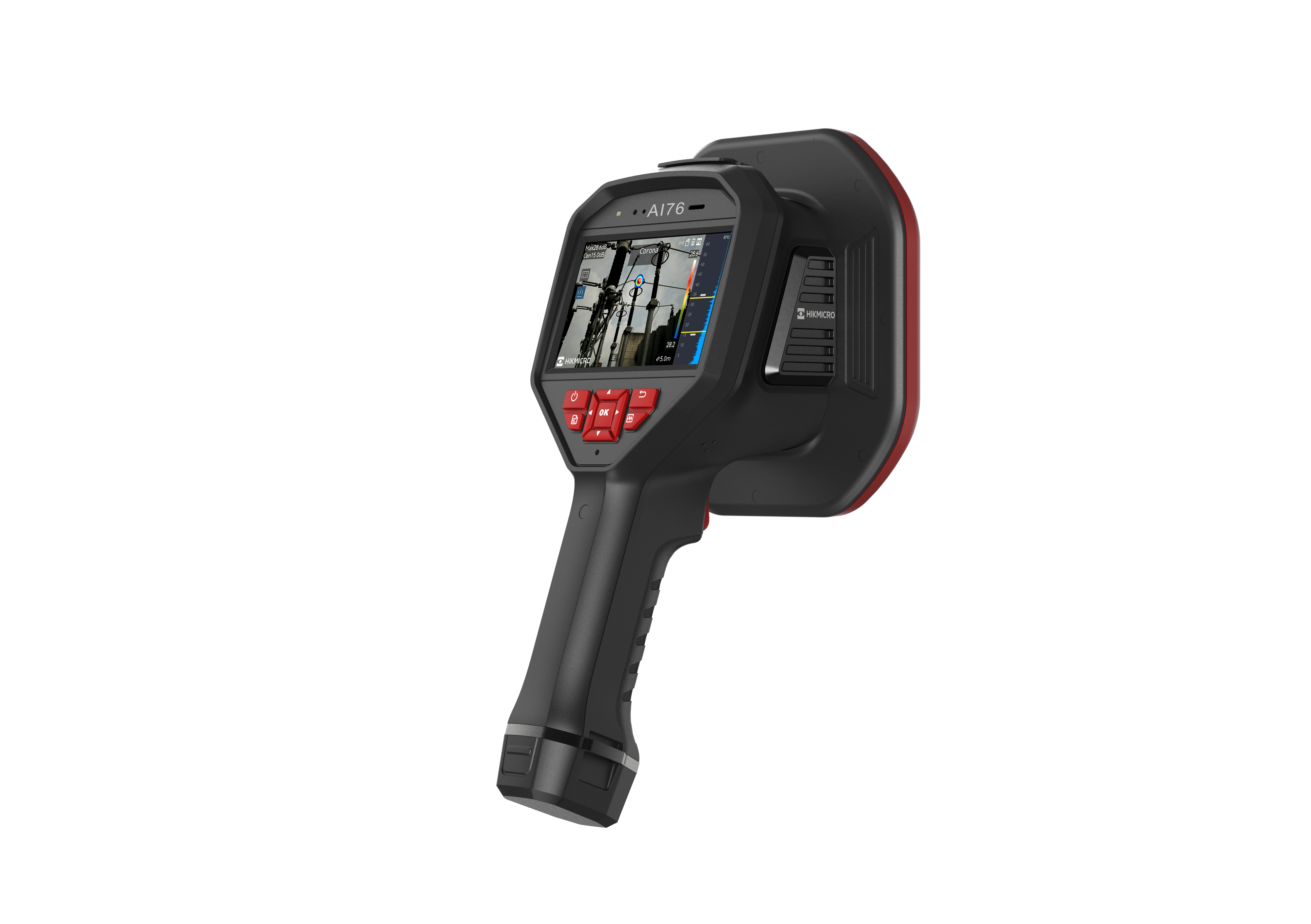 HIKMICRO AI76 Akustikkamera / Schallkamera /Leckortung, 136 rauscharme MEMS-Mikrofone - VolTech GmbH