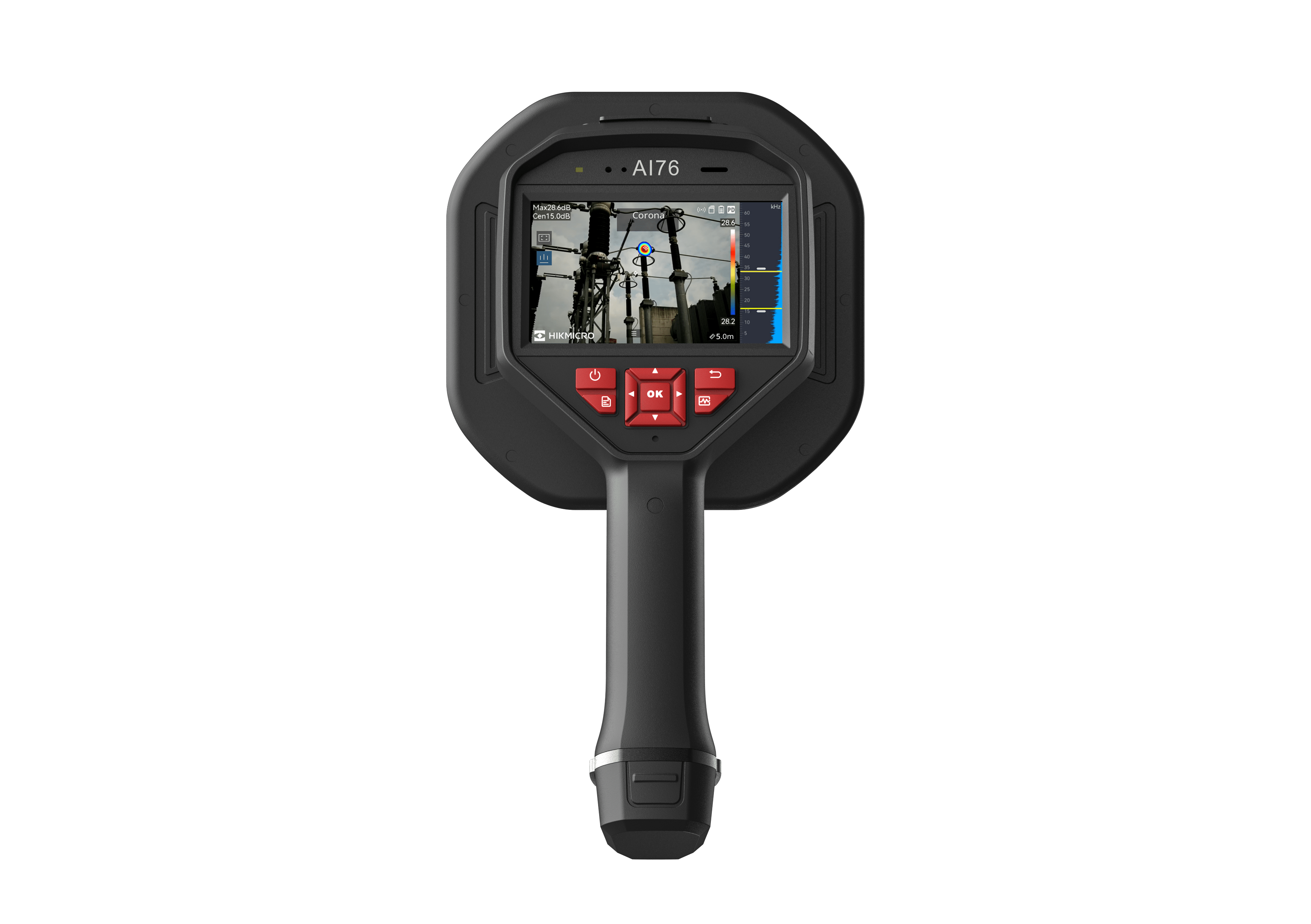 HIKMICRO AI76 Akustikkamera / Schallkamera /Leckortung, 136 rauscharme MEMS-Mikrofone - VolTech GmbH