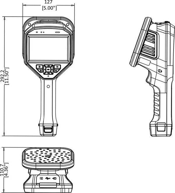 HIKMICRO AI56 Industrielle akustische Bildgebungskamera / Ultraschall-Leckdetektor - VolTech GmbH