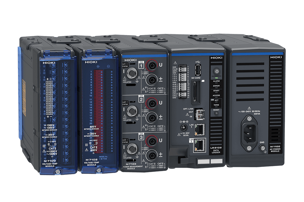 Hioki - M7100 - 15-Kanal Messmodul für Spannung / Temperatur, LR810x Datenlogger Serie - VolTech GmbH