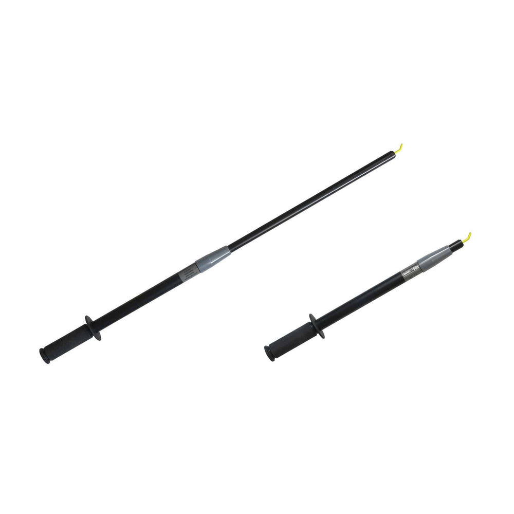 Zweiteiliger Teleskopstab mit abgewinckelter Messspitze PerchTele / 4mm Anschluss - VolTech GmbH