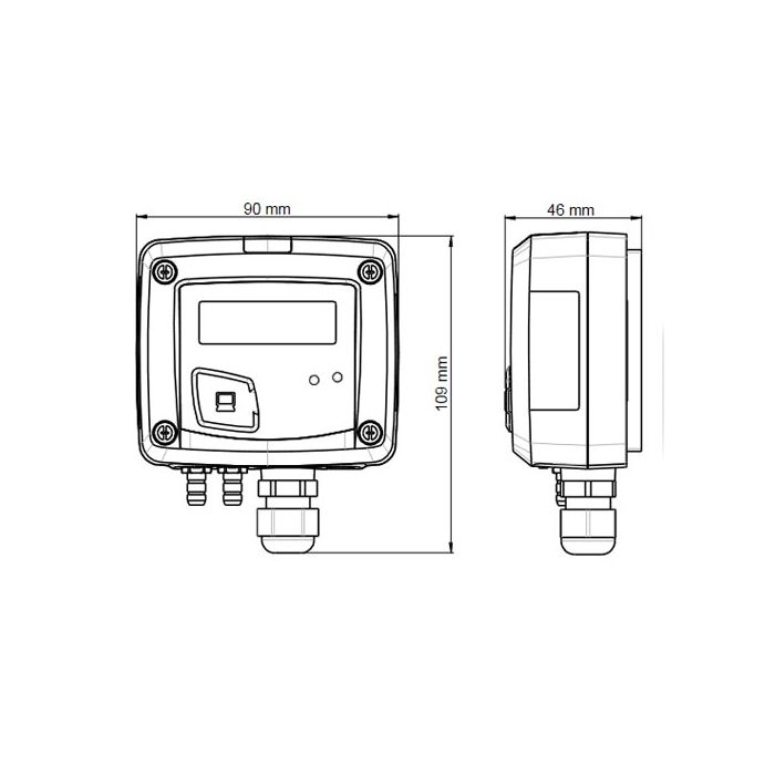 KIMO Differenzdruckschalter mit Digitalanzeige | Serie PST - VolTech GmbH