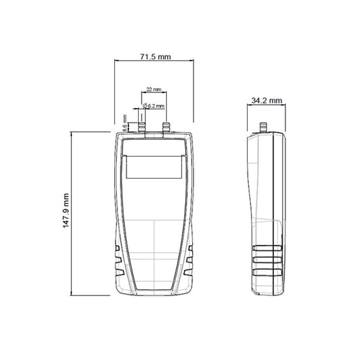 KIMO Mikromanometer Differenzdruck | Serie MP 50 - VolTech GmbH