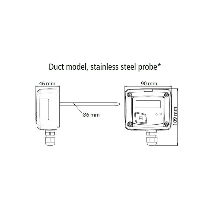 KIMO Temperatur-Wächter im ABS Gehäuse | TST (Thermostat) - VolTech GmbH