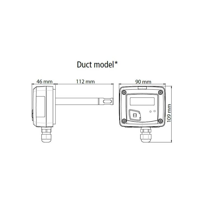 KIMO Temperatur-Wächter im ABS Gehäuse | TST (Thermostat) - VolTech GmbH
