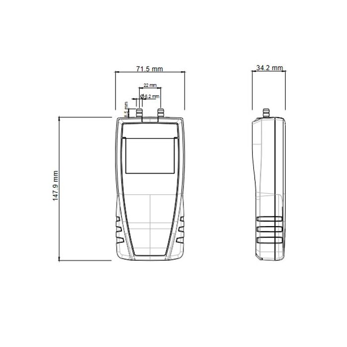 KIMO Mikromanometer Differenzdruck | Serie MP 110 - VolTech GmbH