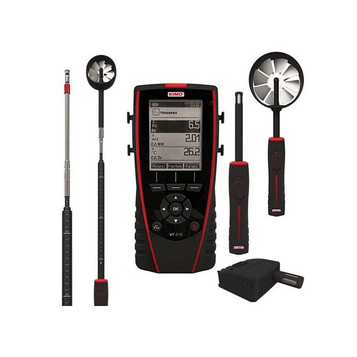 KIMO Multifunktions-Anemometer-Hygrometer-Thermometer | VT 210 - VolTech GmbH