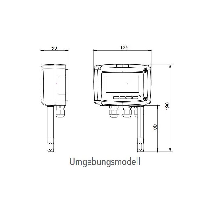KIMO Temperatur- und Feuchte-Transmitter | TH 210-R - VolTech GmbH