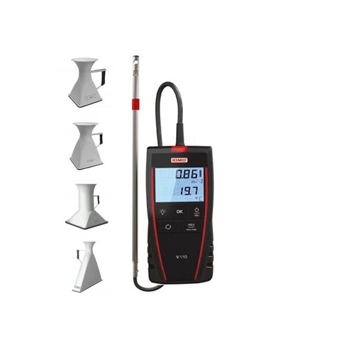 KIMO Hitzdrahtanemometer mit abgesetzter Sonde | VT 110 - VolTech GmbH