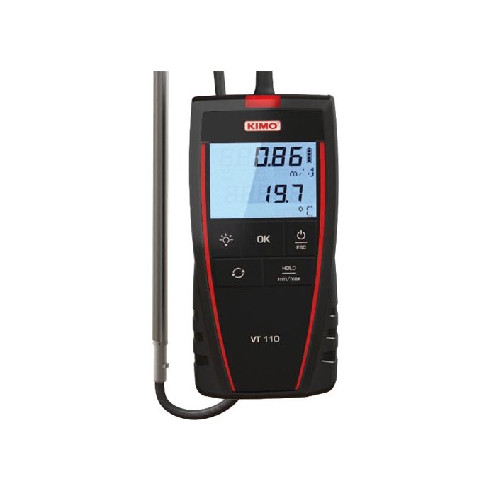 KIMO Hitzdrahtanemometer mit abgesetzter Sonde | VT 110 - VolTech GmbH
