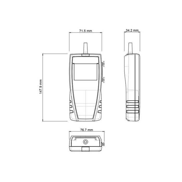 KIMO Hitzdrahtanemometer mit Teleskopsonde | VT 115 - VolTech GmbH