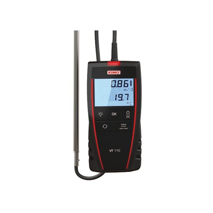 KIMO Hitzdrahtanemometer mit Teleskopsonde | VT 115 - VolTech GmbH