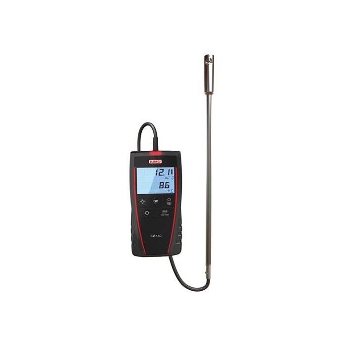 KIMO Flügelradanemometer mit abgesetzter Sonde Ø 14 mm | LV 111 - VolTech GmbH