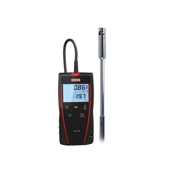 KIMO Flügelradanemometer mit abgesetzter Sonde Ø 14 mm | LV 111 - VolTech GmbH