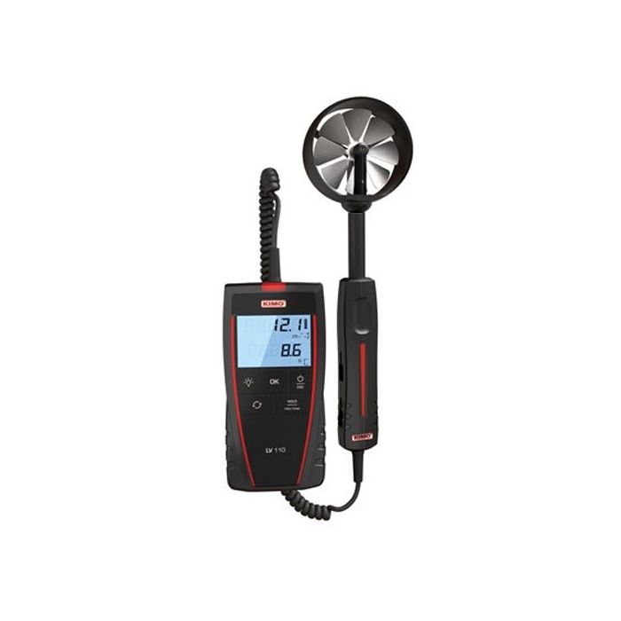 KIMO Flügelradanemometer mit abgesetzter Sonde Ø 70 mm | LV 117 - VolTech GmbH