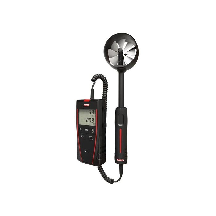 KIMO Flügelradanemometer mit abgesetzter Sonde Ø 70 mm | LV 117 - VolTech GmbH