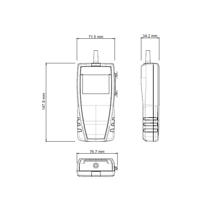 KIMO CO2-Handmessgerät (Kohlendioxid) | AQ 110 - VolTech GmbH