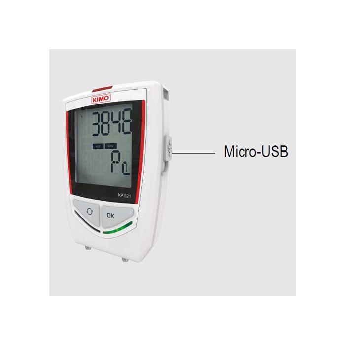 KIMO Datenlogger für Druck / Differenzdruck | KP 320 / 321 - VolTech GmbH