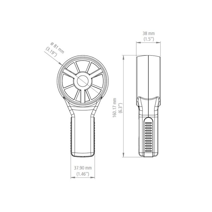 SAUERMANN Thermo-Anemometer | Si-VV3 - VolTech GmbH