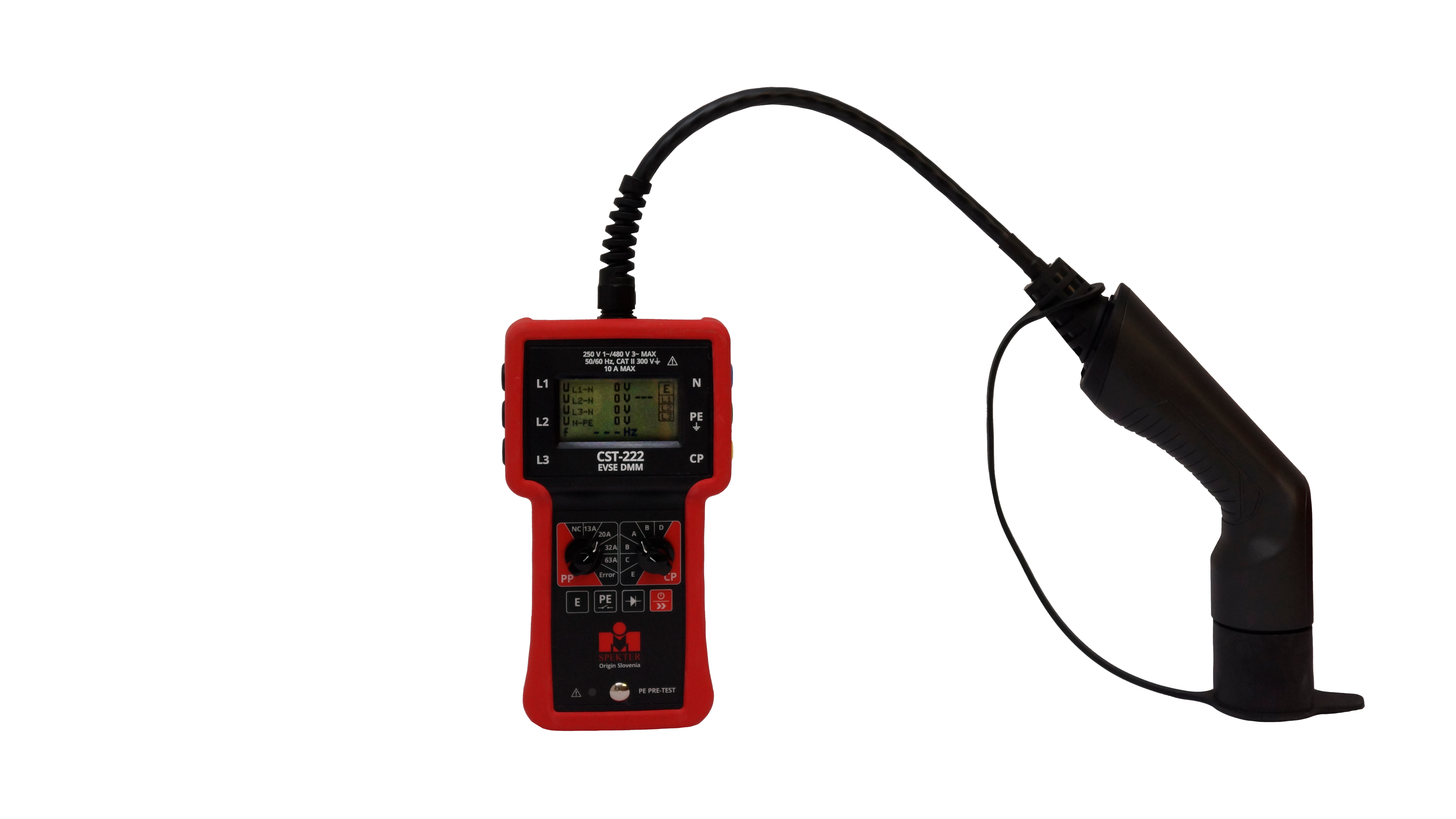 Voltec Testers VOLTECH CST-222 – Wallboxtester und Messadapter für E-Ladesäulen