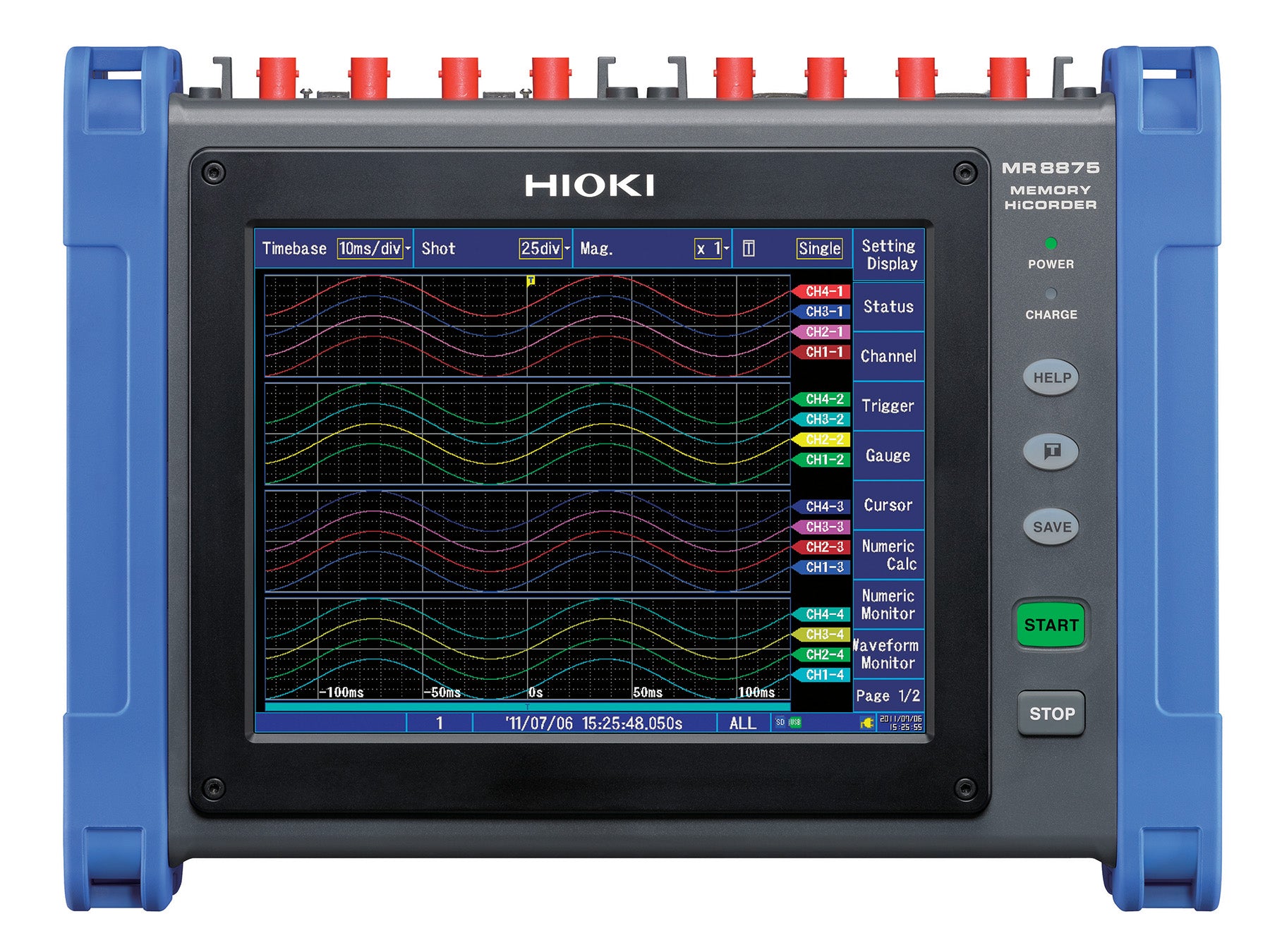 Hioki - MR8875 - Tragbarer Speicher Rekorder - VolTech GmbH