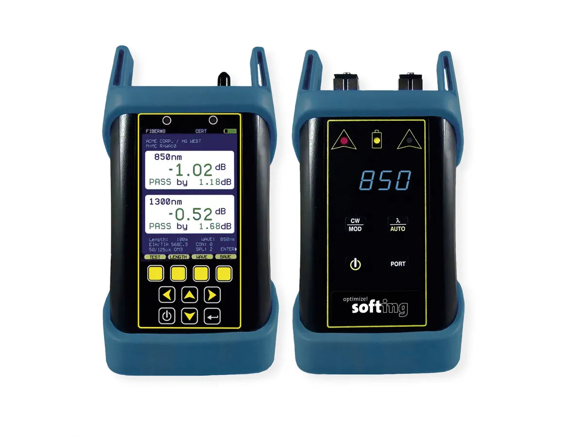 Softing FiberXpert 700  Quad Dämpfungs-Mess-Kit für Multimode & Singlemode - VolTech GmbH