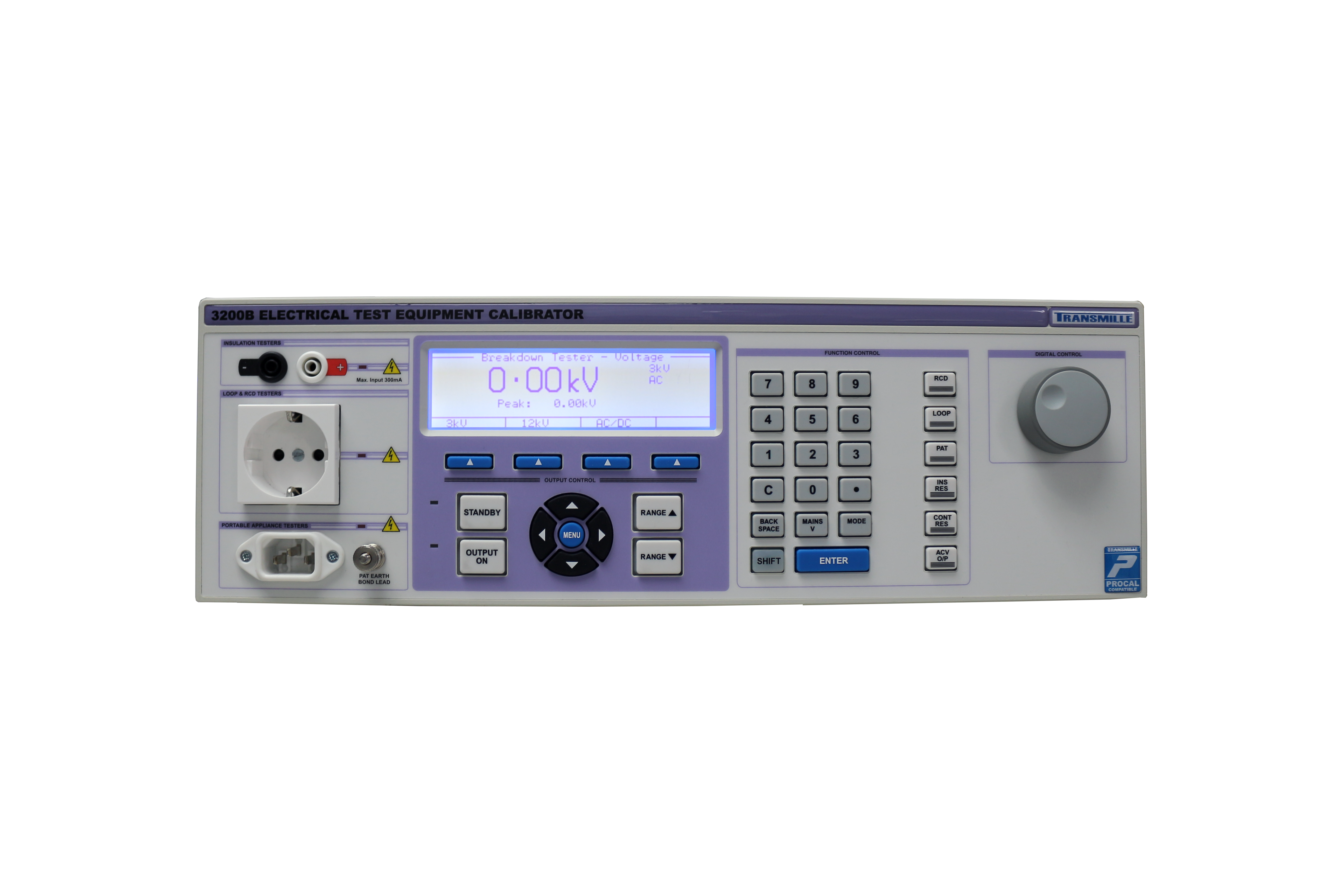 Transmille 3200B Kalibrator für elektrische Prüfgeräte - VolTech GmbH