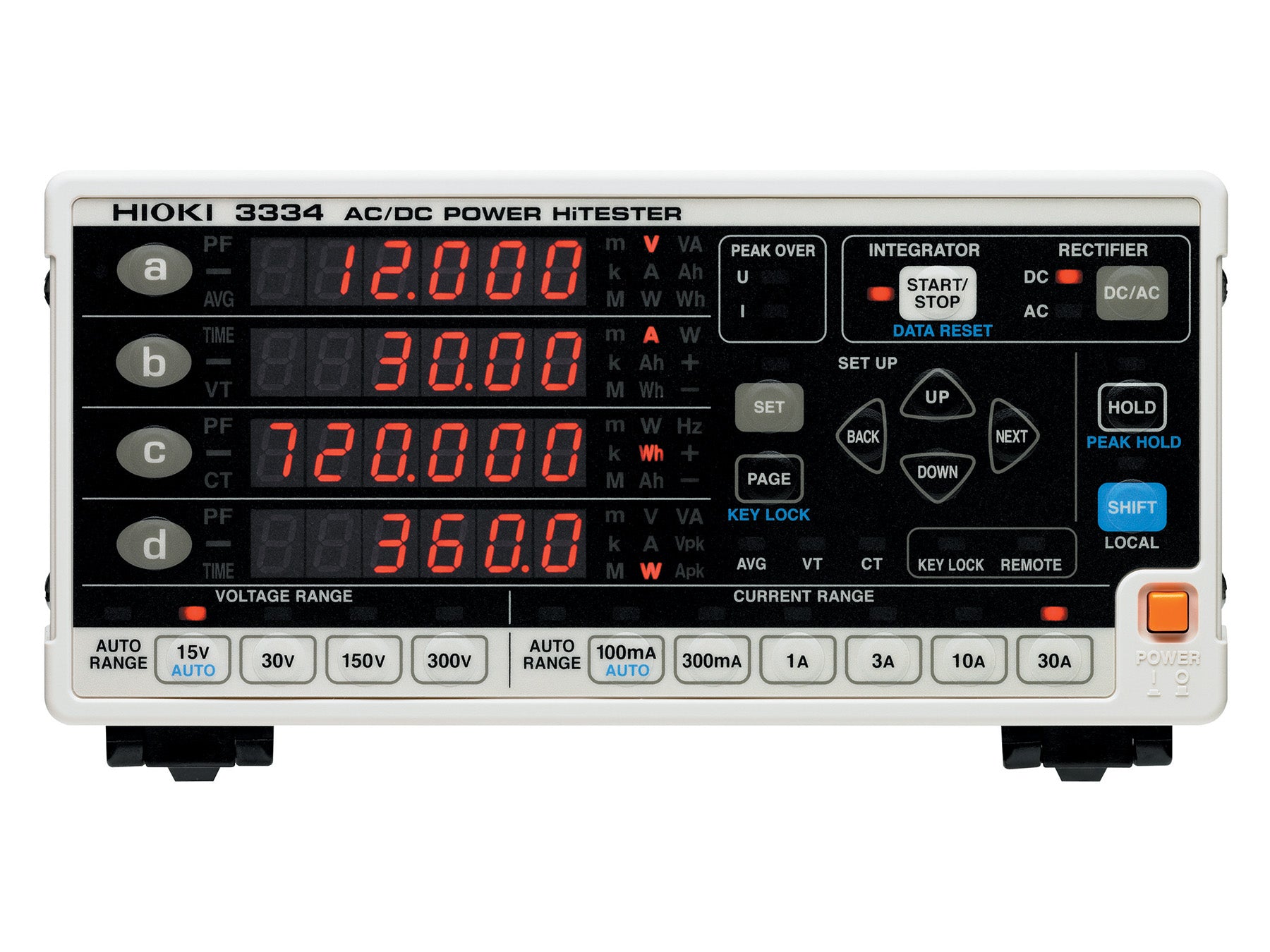 Hioki - 3334 - AC/DC Leistungsmessgerät - VolTech GmbH