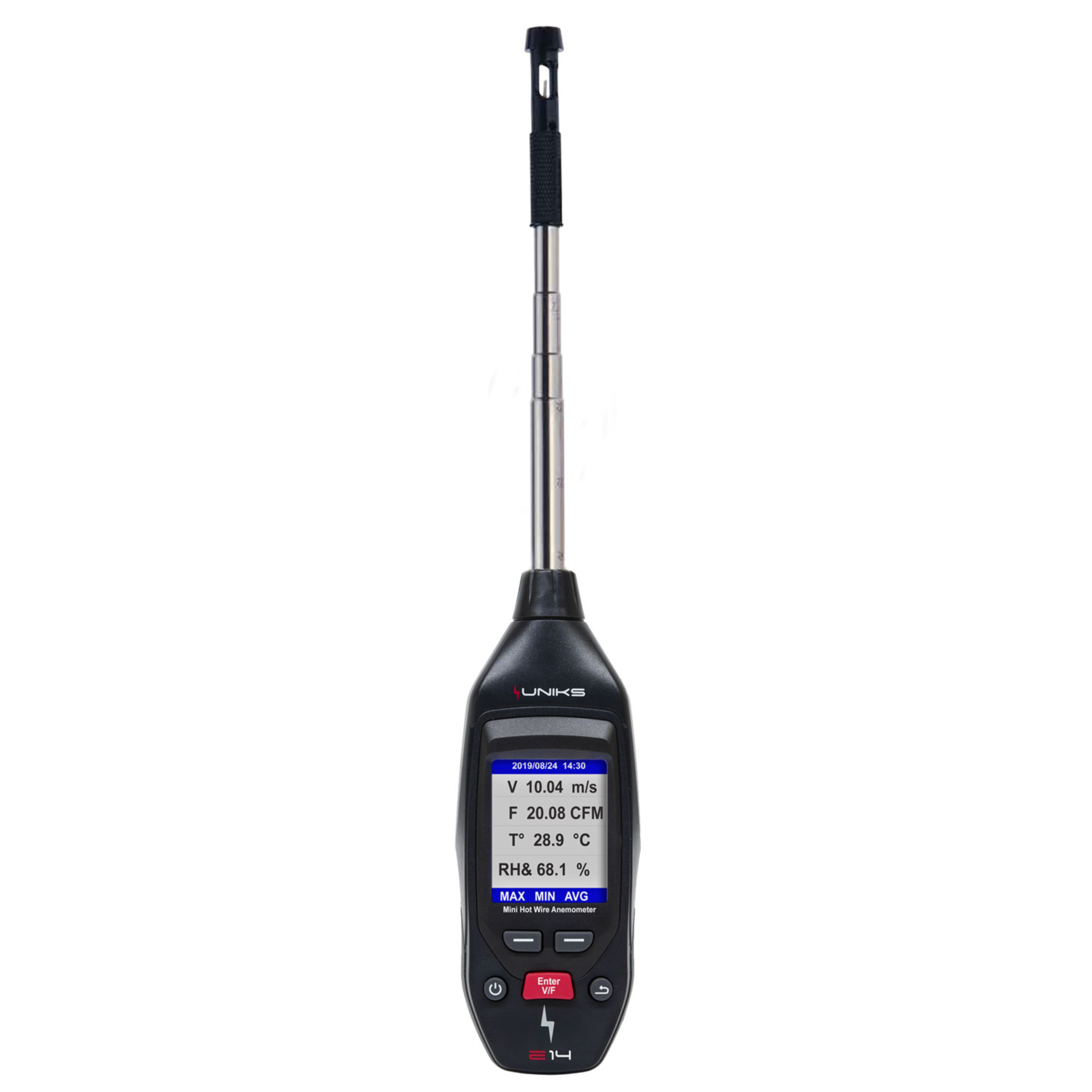 Uniks E14 Thermoanemometer mit Heissdraht-Sensor - VolTech GmbH
