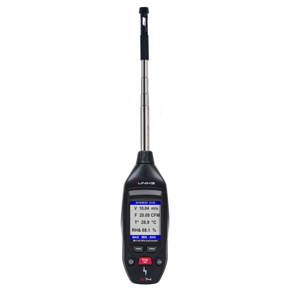 Uniks E14 Thermoanemometer mit Heissdraht-Sensor - VolTech GmbH