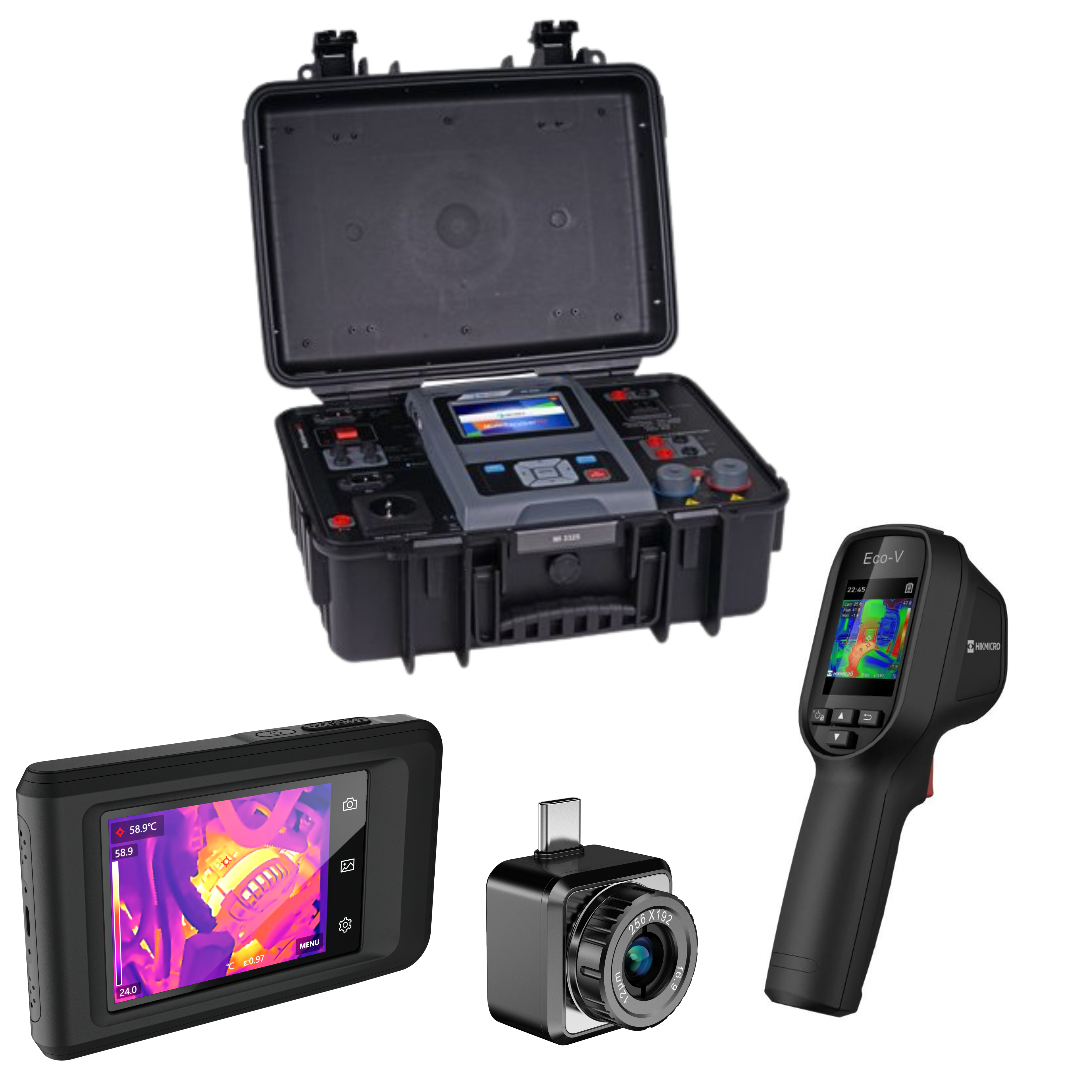 Maschinen und Schaltschranktester MI 3325 - Wärmebildkamera - Set - VolTech GmbH