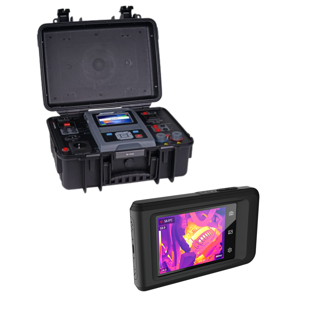 Maschinen und Schaltschranktester MI 3325 - Wärmebildkamera - Set - VolTech GmbH