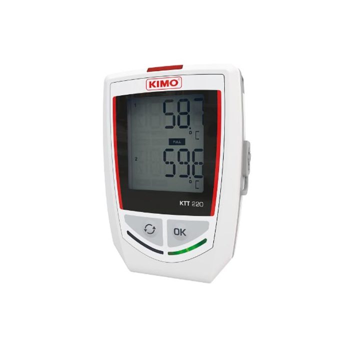 KIMO Temperatur-Datenlogger mit 1 externen Eingang | KT 220-O - VolTech GmbH